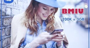 Chỉ với 200.000đ/30 ngày, đăng ký gói cước 3G BMIU MobiFone