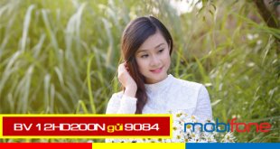 Đăng ký gói cước 12HD200N Mobifone ưu đãi 3GB/ngày truy cập data 1 năm