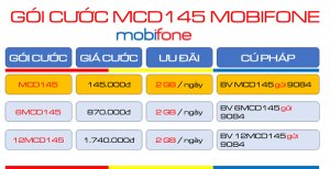 Đăng ký gói cước 12MCD145 Mobifone có ngay 720GB- free 100GB lưu trữ trên mobiCloud trong suốt 1 năm