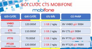 Cách đăng ký gói cước CTS Mobifone rất đơn giản