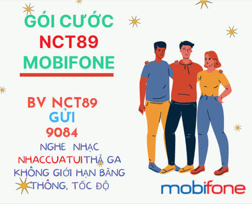 Đăng ký gói cước NCT89 Mobifone ưu đãi data trọn gói suốt cả tháng