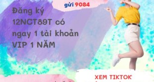 Cách đăng ký gói cước 12NCT89T Mobifone có ngay 360GB Data, Free Nhaccuatui, Tiktok