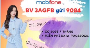 Đăng ký gói cước 3AGFB Mobifone ưu đãi 90GB, miễn phí mobiAgri, Facebook 3 tháng