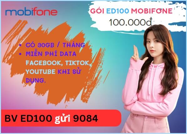 Đăng ký gói cước EDU100 MobiFone học online thả ga- giải trí bất tận liên tục 30 ngày