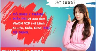 Đăng ký gói cước 3V90 Mobifone có 90GB data cùng tiện ích xem VieON thả ga suốt 90 ngày