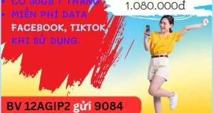 Đăng ký gói cước 12AGIP2 Mobifone dùng trọn gói 1 năm