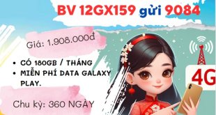 Đăng ký gói cước 12GX159 MobiFone thả ga gọi thoại, giải trí bất tận suốt cả năm