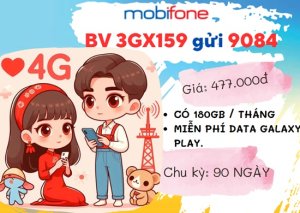 Nhanh tay đăng ký gói cước 3GX159 MobiFone- Thỏa sức xem phim, lướt web, gọi điện thả ga