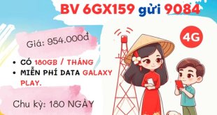 Cách đăng ký gói cước 6GX159 MobiFone- Gọi thả ga, data không giới hạn sử dụng suốt 6 tháng