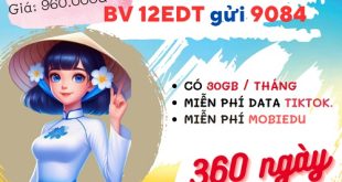 Cách đăng ký gói cước 12EDT Mobifone sử dụng trọn gói 1 năm