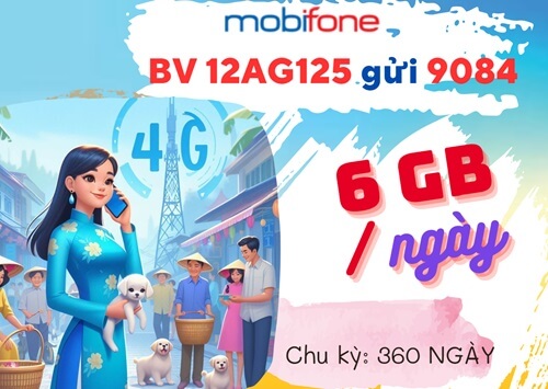 Đăng ký gói cước 12AG125 Mobifone dùng data và dịch vụ MobiAgri 