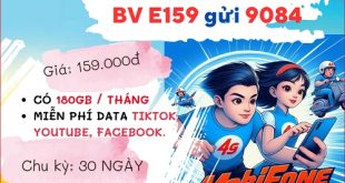 Đăng ký gói cước E159 MobiFone có ngay 6GB DATA mỗi ngày