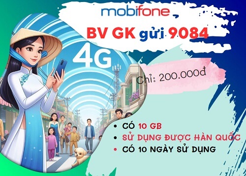 Cách đăng ký gói cước GK MobiFone - Chuyển vùng quốc tế đi Hàn Quốc giá rẻ