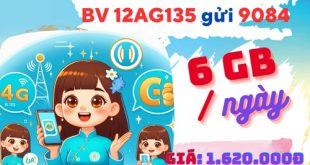 Gói cước 12AG135 Mobifone: Có ngay 6GB DATA mỗi ngày, dùng 1 năm