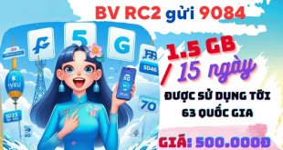 Cách đăng ký gói cước RC2 Mobifone chỉ với 500.000đ dùng 15 ngày CVQT
