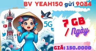 Đăng ký gói cước YEAH150 MobiFone có ngay 7GB DATA tốc độ cao