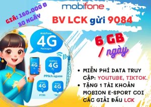 Gói cước LCK Mobifone ưu đãi 6GB mỗi ngày, xem thể thao không giới hạn