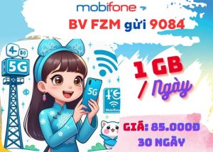 Đăng ký gói cước FZM Mobifone nhận ưu đãi 30GB data online cả tháng chỉ 95k