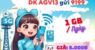 Cách đăng ký gói cước AGV Mobifone chỉ 5.000đ dùng trọn 1 ngày